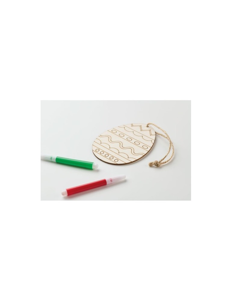 Set de peinture sur œuf en bois publicitaire DREGG