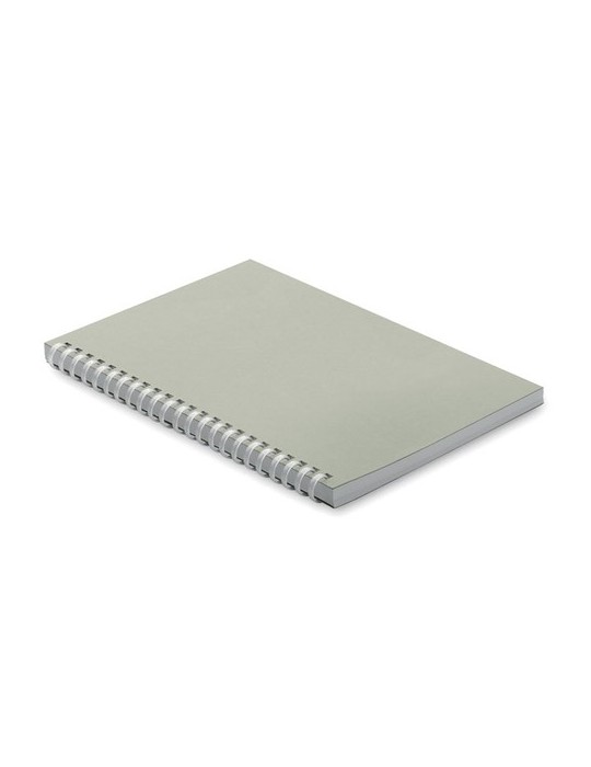 Cahier A5 en carton recyclé publicitaire RECARNOTE