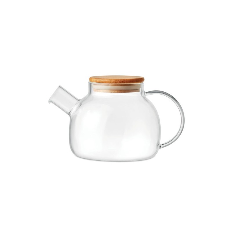 Théière en verre 850ml MUNNAR Matières : verre Couleurs : transparent personnalisable avec votre logo