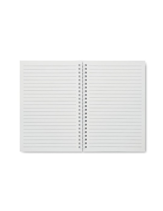 Cahier A5 en carton recyclé publicitaire RECARNOTE