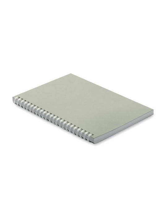 Cahier A5 en carton recyclé publicitaire RECARNOTE