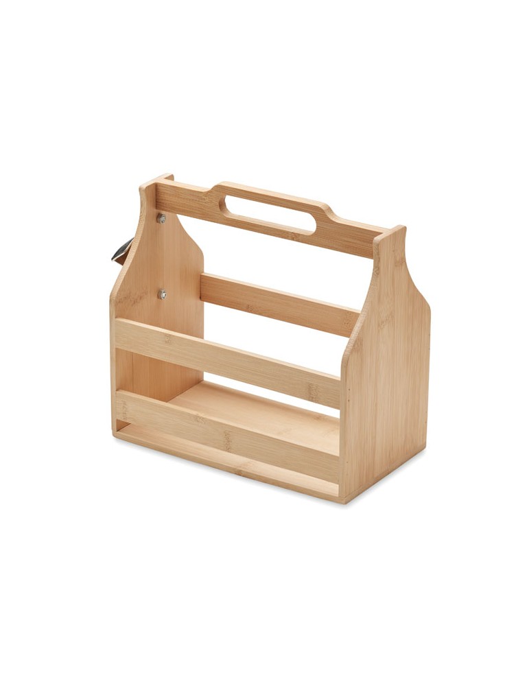 Caisse à Bouteilles en Bambou | Accessoire