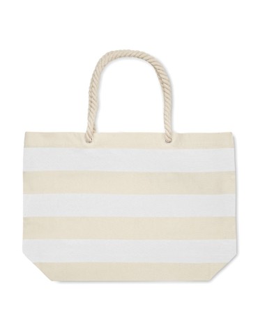 Sac de plage en coton personnalisable - HEAVEN STRIPE