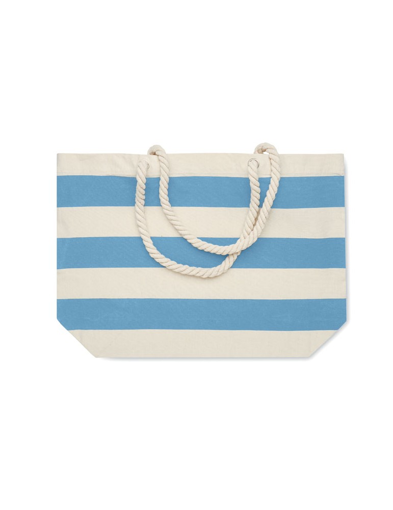 Sac de plage en coton personnalisable - HEAVEN STRIPE