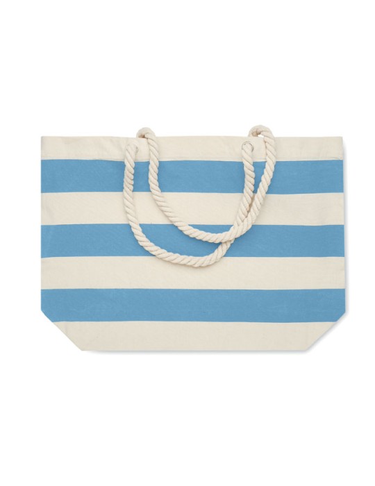 Sac de plage en coton personnalisable - HEAVEN STRIPE