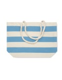 Sac de plage en coton personnalisable - HEAVEN STRIPE