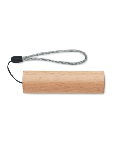 Torche en bois personnalisée - Lampe rechargeable puissante LITE pas cher