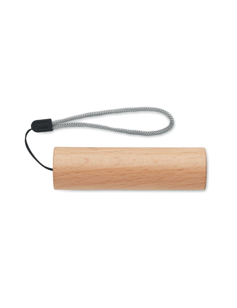 Torche en bois personnalisée - Lampe rechargeable puissante LITE pas cher