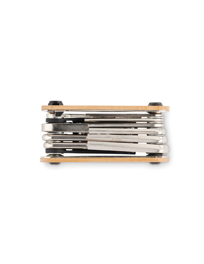 Pochette multi outils en bambou pratique et  - personnalisée