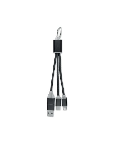 Câble de Charge 4 en 1 Personnalisé - Objets Publicitaires