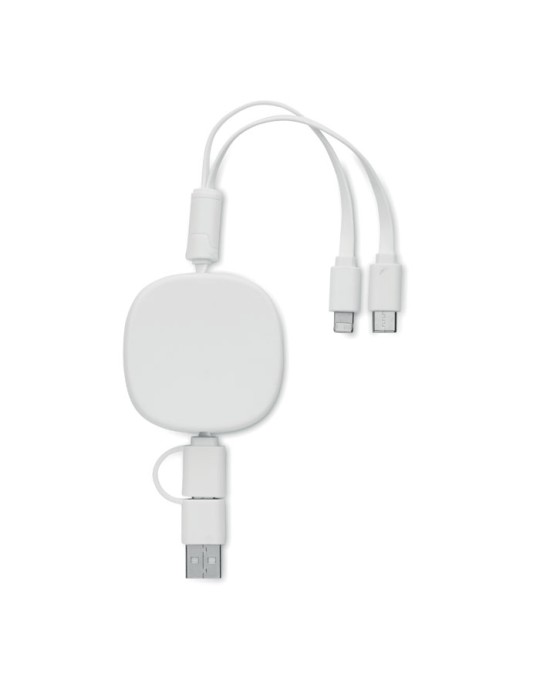 Câble USB rétractable Pratique et Élégant Personnalisé - TOGOBAM pas cher