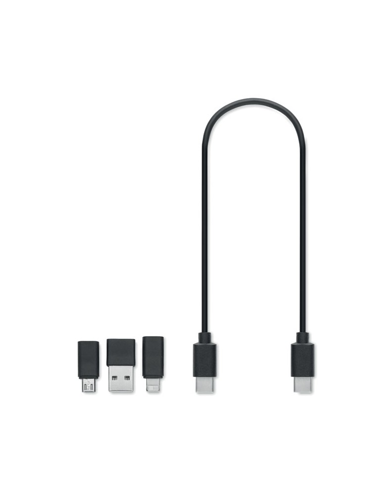 Câbles 3 en 1 personnalisés VERSA - Idéal pour Tous vos Appareils pas cher