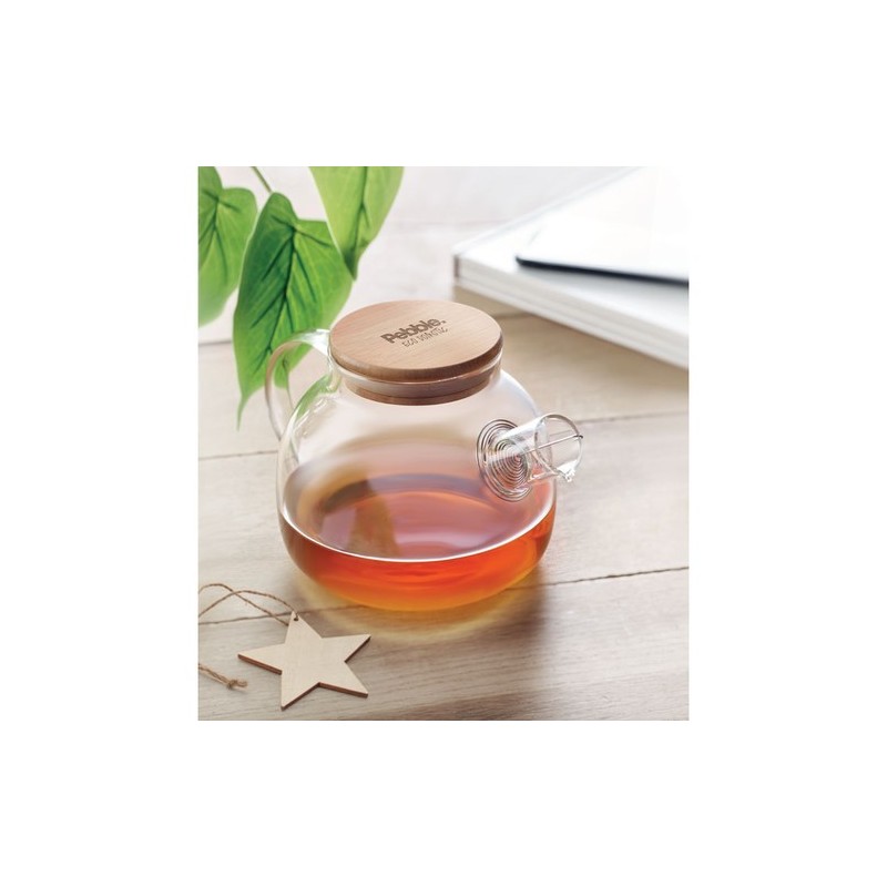 Théière en verre 850ml MUNNAR - Élégance et praticité