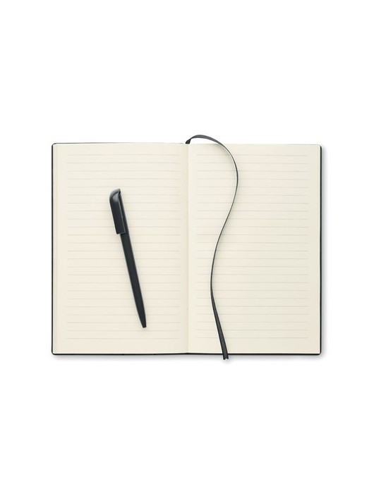 Cahier A5 en PU avec stylo personnalisé NOTA