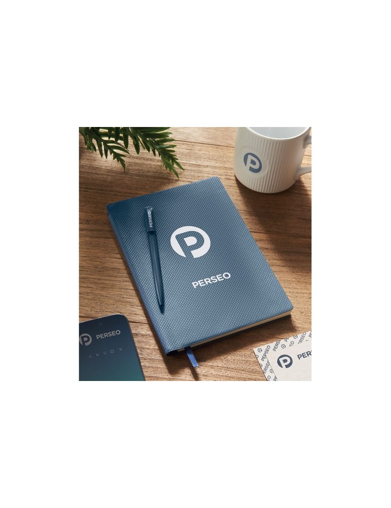Cahier A5 en PU avec stylo personnalisé NOTA
