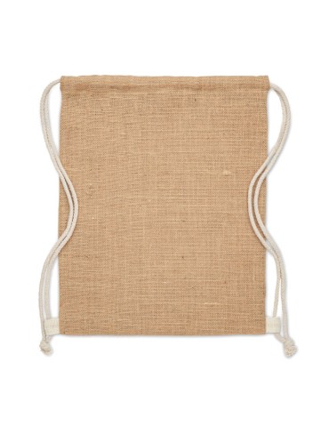 Sac à cordon en jute - objets publicitaires FUKURO