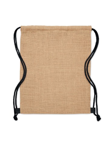 Sac à cordon en jute - objets publicitaires FUKURO 2
