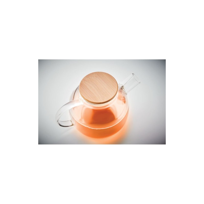Théière en verre 850ml MUNNAR Matières : verre Couleurs : transparent impression haute définition