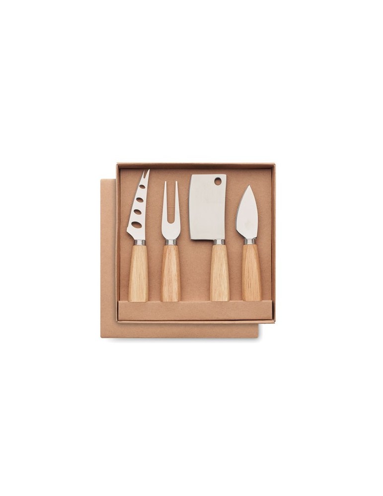 Set de 4 couteaux à fromage personnalisé CAMEMBERT