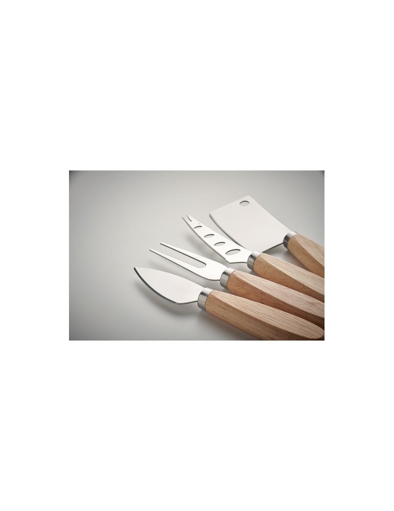 Set de 4 couteaux à fromage personnalisé CAMEMBERT
