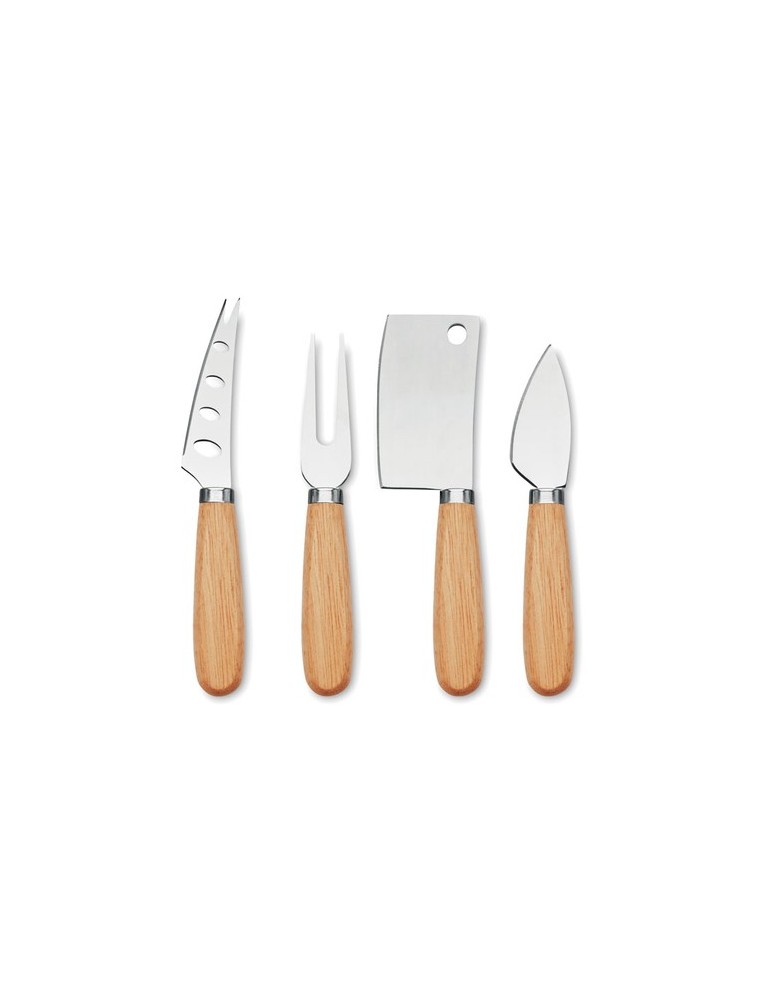 Set de 4 couteaux à fromage personnalisé CAMEMBERT