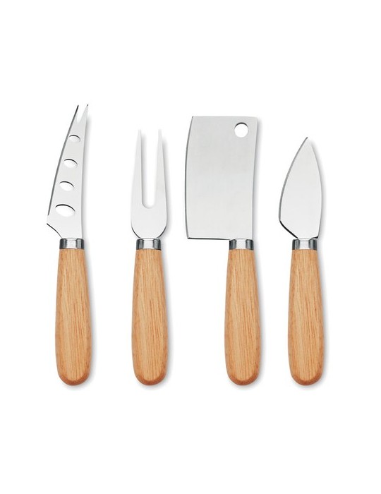 Set de 4 couteaux à fromage personnalisé CAMEMBERT