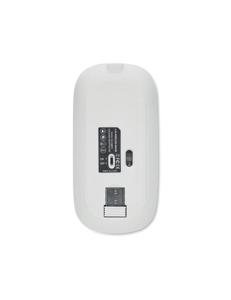 Souris sans fil  personnalisée - CURVY C performante pas cher