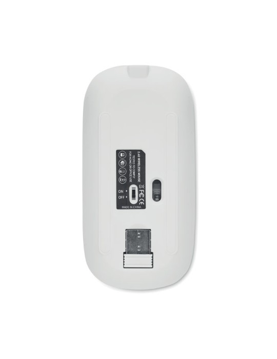 Souris sans fil  personnalisée - CURVY C performante pas cher