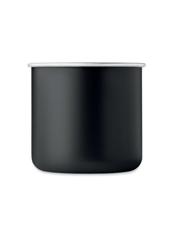 Tasse en acier inox recyclé - Objets publicitaires CARIBU
