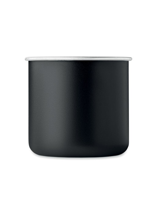 Tasse en acier inox recyclé - Objets publicitaires CARIBU