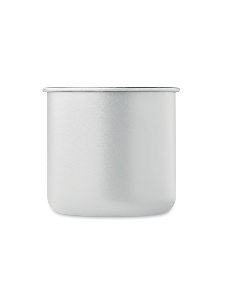 Tasse en acier inox recyclé - Objets publicitaires CARIBU