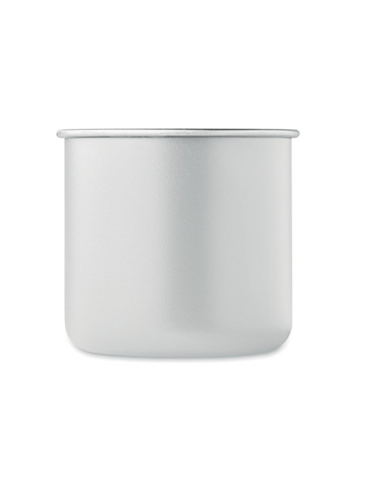 Tasse en acier inox recyclé - Objets publicitaires CARIBU