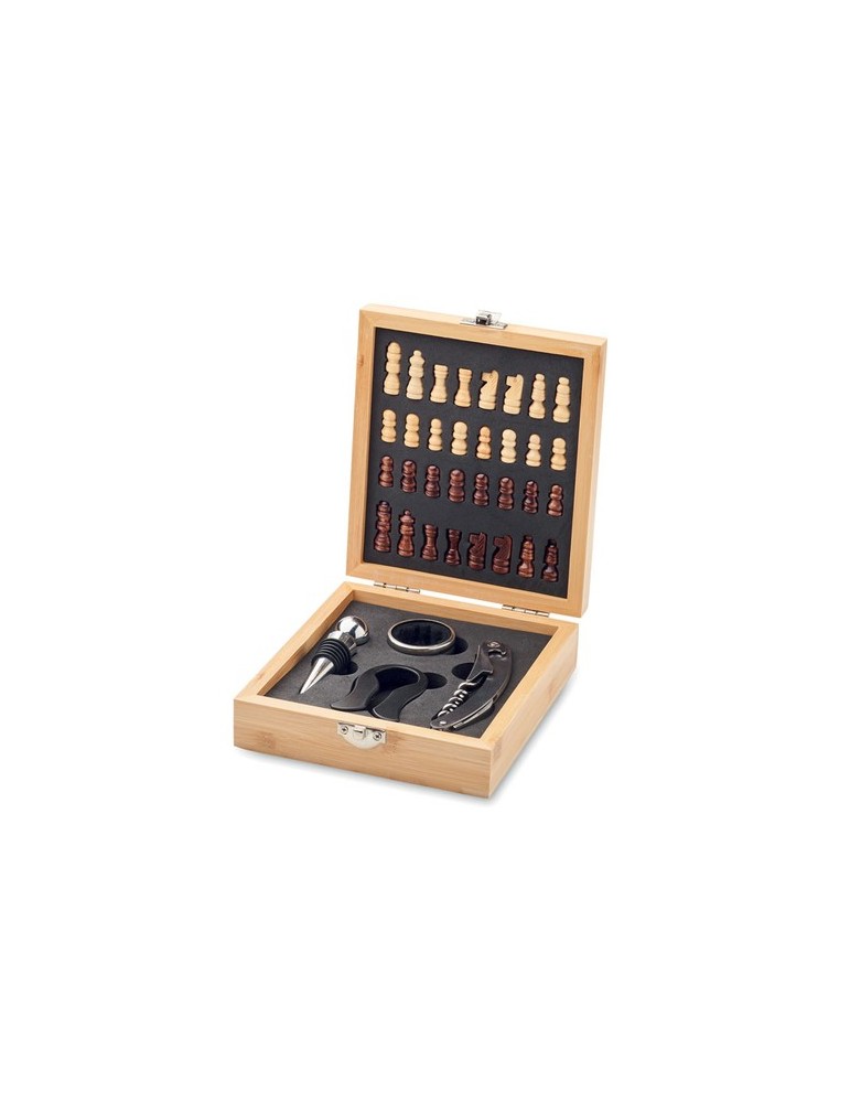 Set à vin et échecs - Cadeau Idéal d'Entreprise personnalisable
