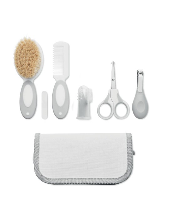 Set de toilette bébé personnalisée - Pratiques 6 pièces pas cher