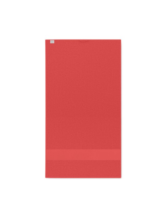 Serviette éponge personnalisée - Coton Organique 50x30cm pas cher