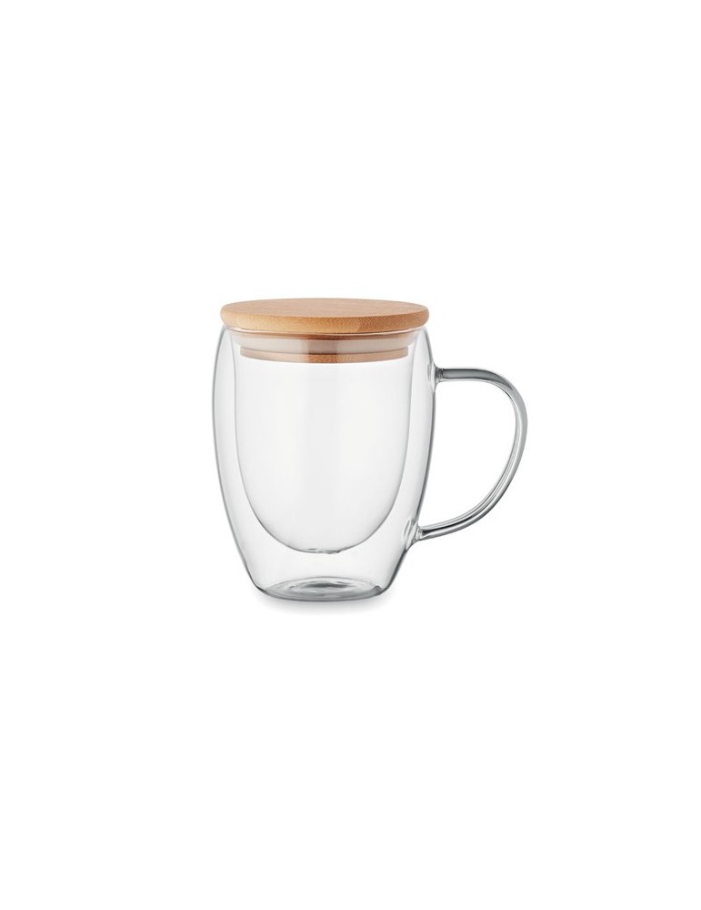Mug en verre double paroi personnalisée pas cher - TIRAL 250ml