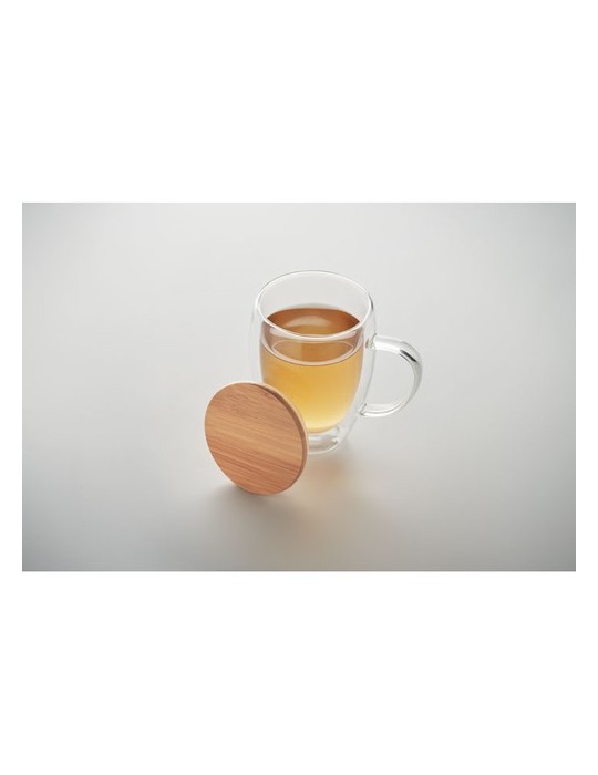Mug en verre double paroi personnalisée pas cher - TIRAL 250ml