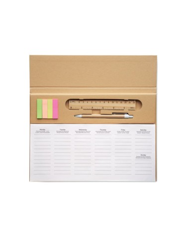 Agenda Hebdomadaire Personnalisé pour Bureau