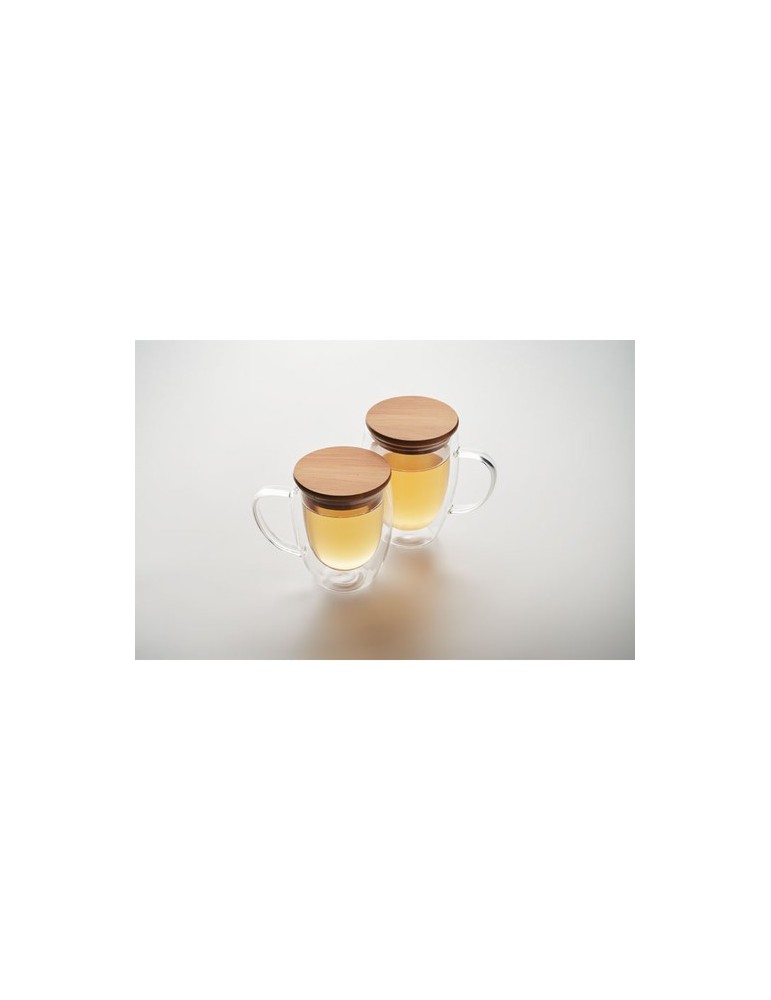 Mug en verre double paroi personnalisée pas cher - TIRAL 250ml