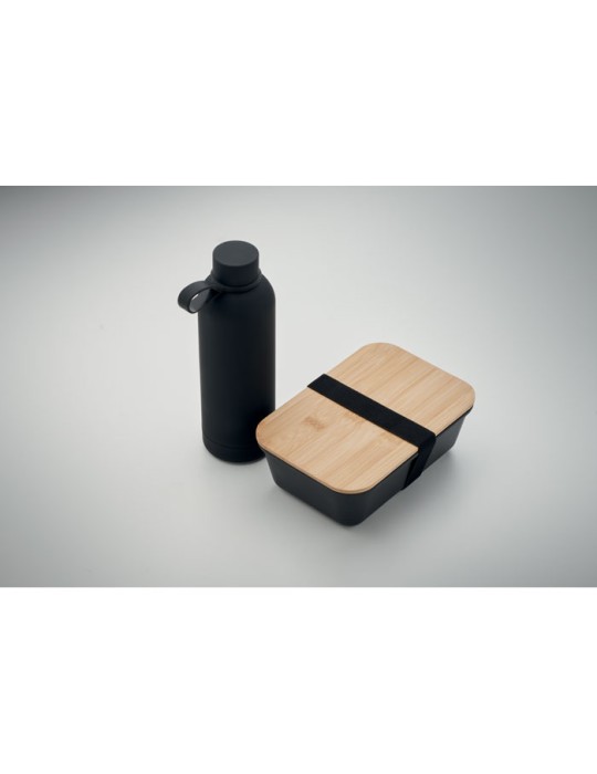 Set personnalisé EMERALD : Bouteille et Boîte à Déjeuner pas cher