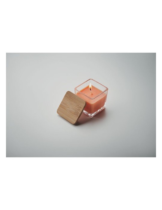 Bougie Parfumée Personnalisée Carrée 50gr idéale pour Décorer PILA