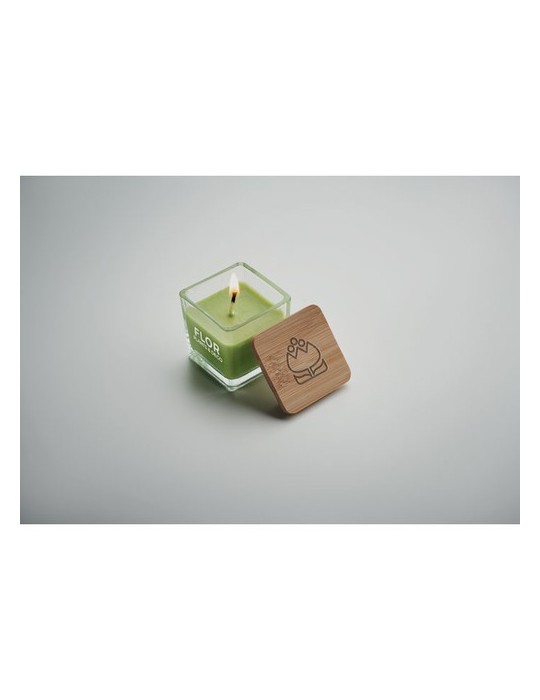 Bougie Parfumée Personnalisée Carrée 50gr idéale pour Décorer PILA