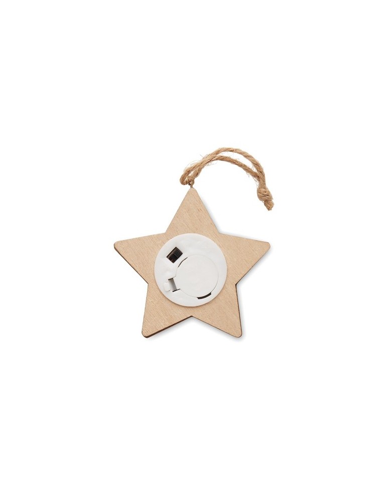 Étoile en Bois Personnalisée | LALIE | Décoration de Noël Lumineuse