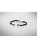 Bracelet tressé en simili cuir personnalisable