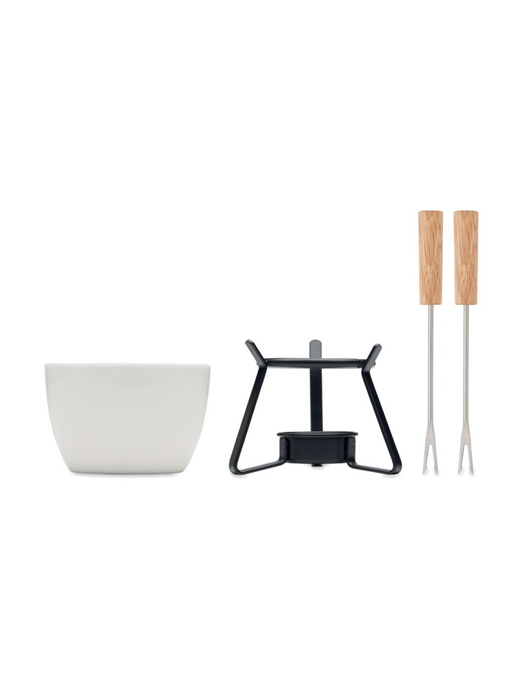 Set à fondue en céramique 240 ml personnalisé - KASE pas cher