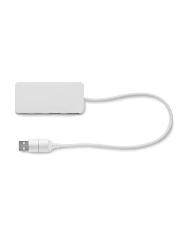 Hub USB 4 ports 27,5 cm publicitaire UBAH