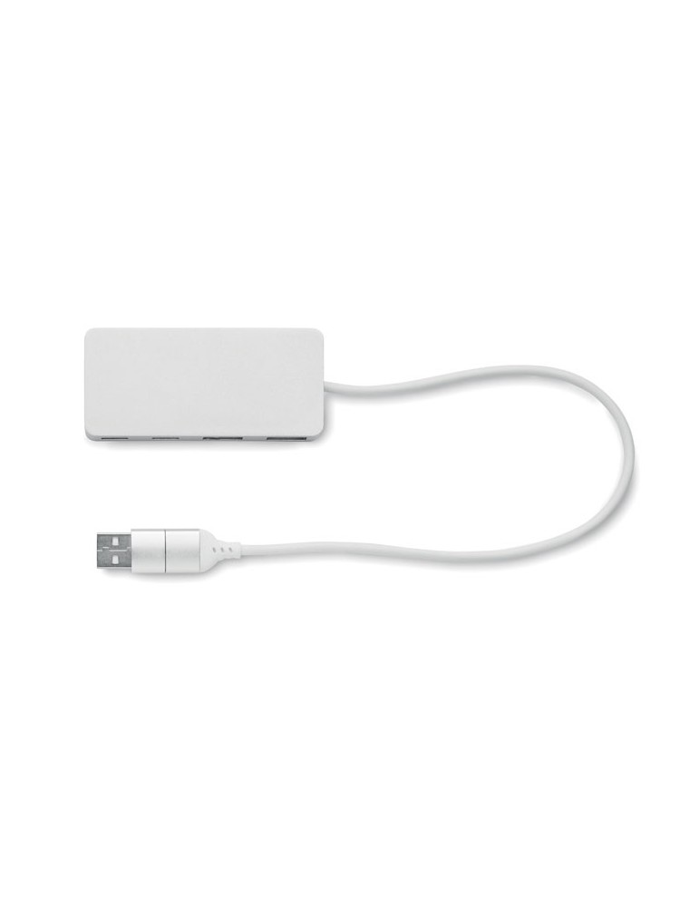 Hub USB 4 ports 27,5 cm publicitaire UBAH