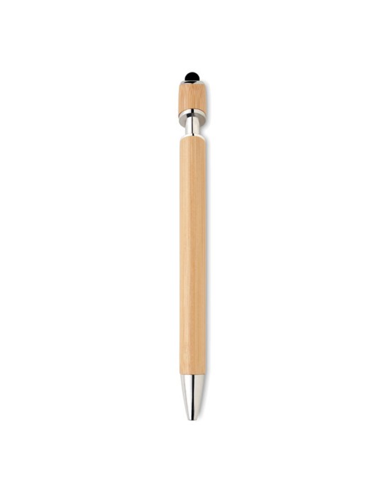 Stylo à bille en bambou RENN personnalisable