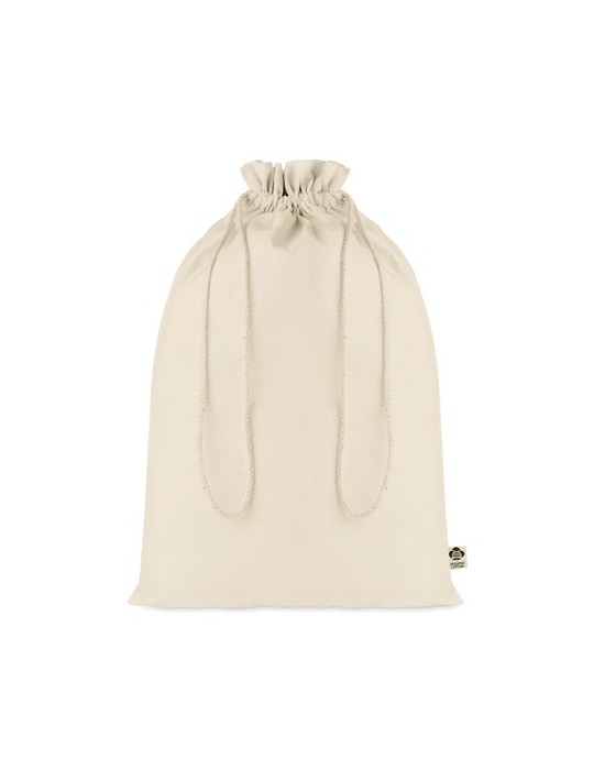 Sac cadeau  en coton bio Personnalisé L AMBER LARGE pas cher