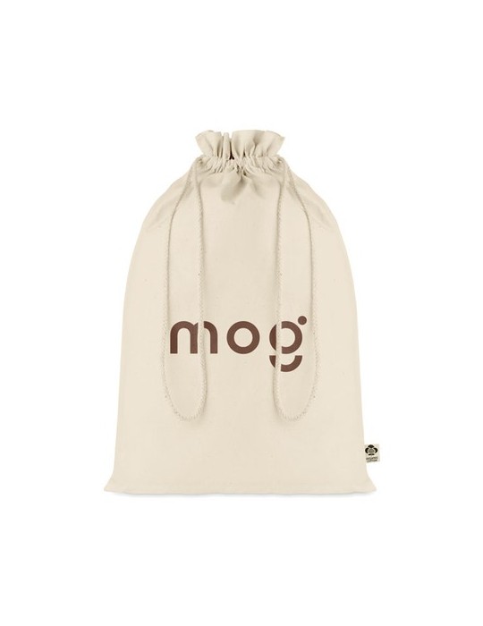 Sac cadeau  en coton bio Personnalisé L AMBER LARGE pas cher